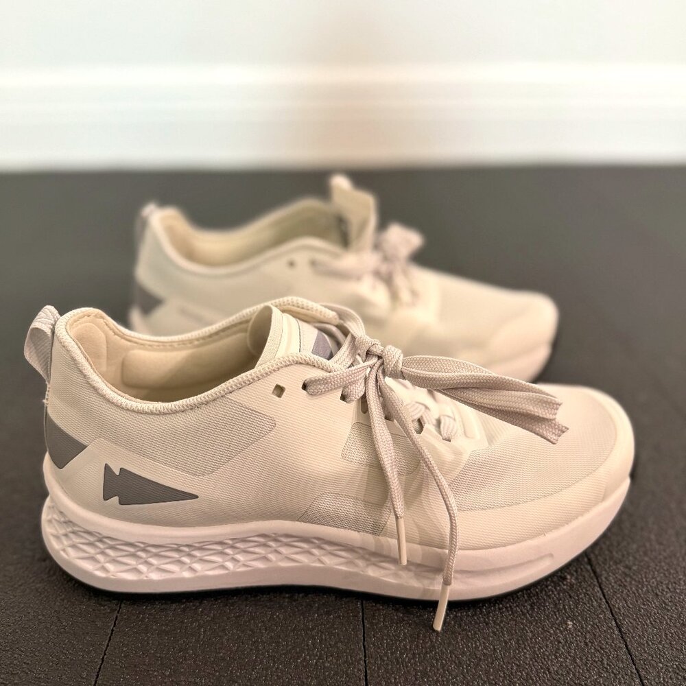 Light Beige Women's Athletic Sneakers - Neutral Lace-Up Trainer
